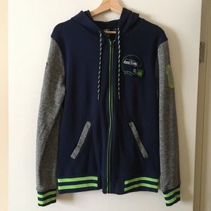 Seattle Seahawks Fullzip Hoodie Size S